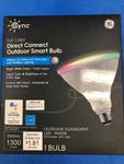 Ge Cync Smart Led Flood Light Bulb PAR38 Full Color Rgb Outdoor Wi-fi New. Fixed Price $15.99.