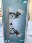 Eglo 86017 Nickel Tukon 2-LIGHT 5"H Adjustable Track Free Shipping. Fixed Price $27.00.
