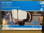 Enbrighten Outdoor 3-HEAD Motion-sensing Back Lit Wifi Led Security Light,bronze. Fixed Price $99.51.