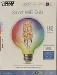 Feit Electric 60-WATT Color-changing / Tunable White Smart Wifi G30 Globe Led. Fixed Price $19.99.
