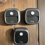 Lot Of 3 Ring Smart Lighting Steplight Battery Power Outdoor Motion Sensor Black. Fixed Price $32.99.