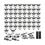 Fvtled Deck Lights Kit, 50PCS 1.22 Wifi Smart Phone Control Low Voltag. Fixed Price $343.56.