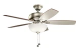Kichler 330347-NI Terra Select 52 Ceiling Fans Brushed Nickel. Fixed Price $85.00.