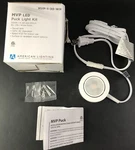American Lighting MVP-1-30-WH 3000K 4.3W Under Cabinet Led Puck White VJ06. Fixed Price $28.00.