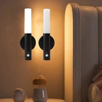 2 Pack Motion Sensor Led Night Lights Usb Rechargeable Magnetic Wall Lamps. Fixed Price $10.75.