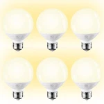 Torchstar Vanity Globe Light Bulbs G25 Led For Bathroom Mirror 6W Equivalent.... Fixed Price $29.91.