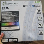 Good Earth Lighting 24FT Smart Plug-in Led Strip White, Multicolor. Fixed Price $38.99.