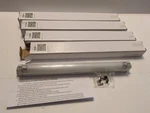 Lot Of 4 Hera Slimlite Xl Fluorescent Light Fixture Cool White ES12/BC/R. Fixed Price $64.95.