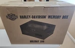 Nib Harley-davidson Memory Box Limited Edition Holiday 2016 Wood With Glass Top. Fixed Price $129.99.