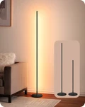 Edishine 57.5" Led Corner Floor Lamp, Dimmable, Adjustable Height, 3000K Warm. Fixed Price $39.99.