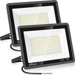 Xycn 2 Pack 100W Led Flood LIGHT,3000K Warm White Outside Light,no PLUG,11. Fixed Price $70.79.