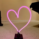Idea Nuova Inc Pink Heart Neon Led Night Light Lamp Corded. Fixed Price $11.00.