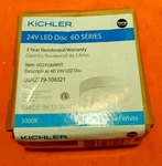 Kichler Led Puck Light 3000K Textured White 6024V30WHT. Fixed Price $29.00.