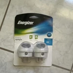 Energizer Led Rotating Night Lights 2-PACK Auto On/off Sensor Wall Plug-in White. Fixed Price $5.00.