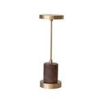 Creative Co-op Metal And Mango Wood Led Table Lamp With Touch Sensor In Antiq.... Fixed Price $103.17.