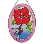 Hummingbird Gifts Stained Glass Panel Suncatcher For Window Wall Hanging Gift.... Fixed Price $33.87.
