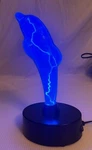 Glass Lumisource Electric Blue Dolphin Lightening Touch Lamp On Base 12. Fixed Price $39.96.