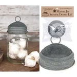 Mason Jar Screen Dome Lid Grey Ctw Home Collection. Fixed Price $10.00.