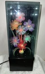Vtg Fiber Optic Music Box Lamp Works Color Changing Taiwan Retro Light. Fixed Price $49.99.