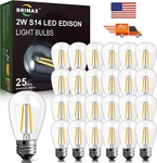 Led Bulbs S14 E26 Outdoor Edison Lights 2W (25PACK)FOR String Replacement. Fixed Price $26.99.