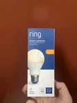 Ring A19 Smart Led Light Bulb Dimmable Neutral White 800 Lumens 5AT1S3 Nib. Fixed Price $15.99.