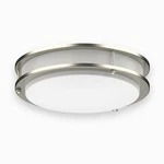 Ceiling Light 4000K Flush Mount Fixture Dimmable Double Ring 10"/12"/14". Fixed Price $28.99.
