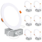 6 Inch Ultra-thin Led Recessed Lighting With Junction Box, 3000K Warm White C.... Fixed Price $89.30.