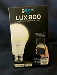Geeni - Lux 800 60W Equivalent White Smart Led Bulb Lumens New Open Box. Fixed Price $7.95.