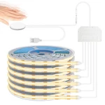 Lichaser 3.3FT Usb Cob Led Strip Light, 6 Rolls Lights For Wood Slat Wall.... Fixed Price $25.37.
