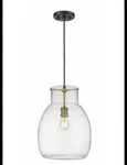Z-lite 476P-MB-OBR Bella Light Pendant Retro Style 12 Inches Wide By. Fixed Price $89.99.