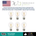 Ledvance Sylvania Truwave Natural Series Light Bulb, 60W Equivalent. Fixed Price $24.99.