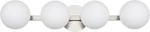 Bathroom Vanity Fixture Modern 4 Lights Globe Wall Sconce Lighting Brushed. Fixed Price $49.99.