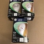 Ge Led Soft White 75W Dimmable A-21 Bulb Brightness 1100 Lumens 3X. Fixed Price $21.80.