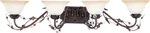 Maxim 2866 Bronze/ivory Elegante 38"W Bath Light. Fixed Price $253.30.