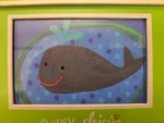 Oopsy Daisy - Canvas Night Light (whale). Fixed Price $15.00.