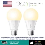 Sengled Zigbee Smart Light Bulbs Model: E11-G13 Soft White (2700K) Pack 60W. Fixed Price $24.99.