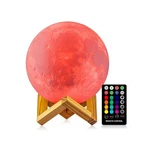 Moon Lamp - Logrotate 16 Colors, Dimmable, Rechargeable Lunar Night Light (5..... Fixed Price $34.39.