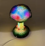 Usb Powered Led Resin Mushroom Night Light Lamp, Multicolor. Fixed Price $19.99.