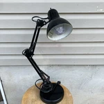 Underwriters Laboratory Free Standing Desk Lamp Articulating Arm Black Tested D2. Fixed Price $25.00.