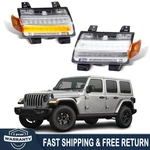 Pair Led Turn Signal Lights For Jeep Wrangler Jl & Gladiator Jt 2018+ Sequential. Fixed Price $135.00.