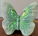 Pearlescent Ceramic Butterfly Led Night Light Color Changing Glow. Fixed Price $36.00.