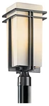 Kichler 49207BK Tremillo 1-LIGHT 20" Outdoor Post Lantern Black Finish. Fixed Price $394.99.