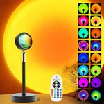 Sunset Lamp Projector 16 Colors Led Rainbow Light Remote Night Decor Gift. Fixed Price $10.99.