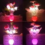 Warmstor 4 Pack Mushroom Night 1.5 X 6.5 Inches, Red Rose + Tulip. Fixed Price $13.34.