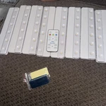 Lot Of 8 Brilliant Evolution 0.9 Ultrathin Wireless Under Cabinet Lights Battery. Fixed Price $23.00.