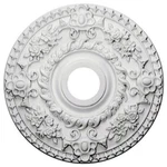 Ekena Millwork CM18RO Rose Ceiling Medallion, 18"OD X 3 1/2"ID 1/2"P (fits. Fixed Price $54.49.