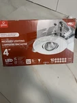 Globe Electric 4 In. White Dimmable Construction+remodel (10-PACK). Fixed Price $59.95.