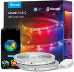 100FT Smart Rgbic Led Strip Lights With App Control For Bedroom Decor. Fixed Price $93.99.