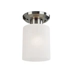 Z-lite 152F-1 Cobalt One Light Flush Mount, Metal Frame, Brushed Nickel Finis.... Fixed Price $96.77.