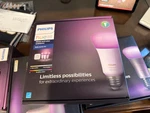 Philips Hue White Color Ambiance Starter Kit E26 4 Bulbs Bridge Smart Lights. Fixed Price $100.00.